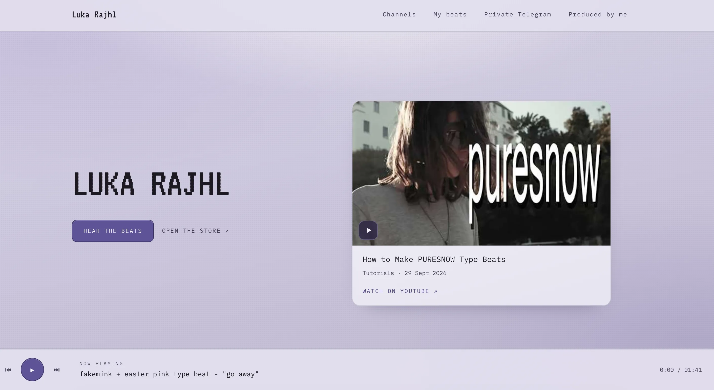 Luka Rajhl's home page